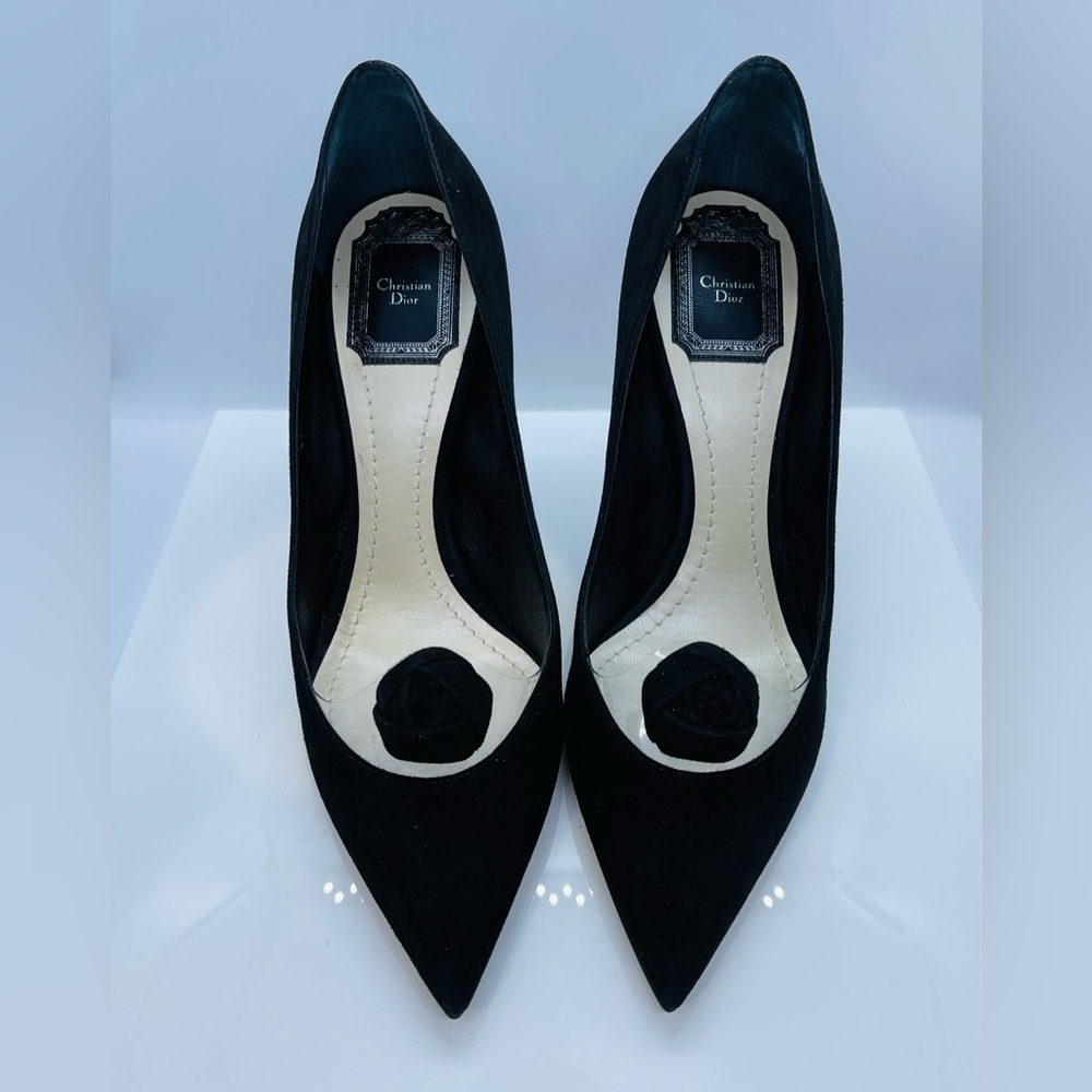 CHRISTIAN DIOR suede Miracle Pump